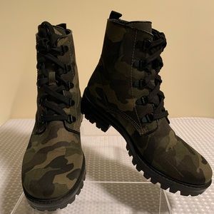 Kendall and Kyle Camo Combat Boots